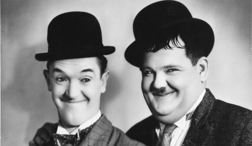  Paris, devant les dirigeants, Saed parle de Laurel et Hardy et Charlie Chaplin
