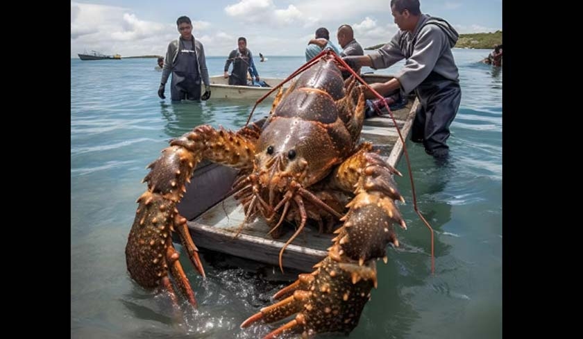 Une langouste géante trouvée en Tunisie ? Est-ce vrai ?