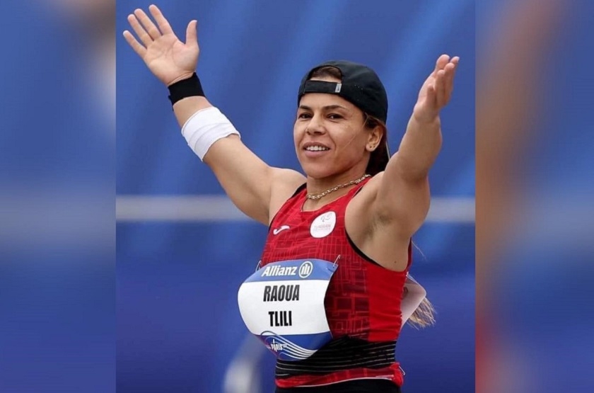 Raoua Tlili sacrée aux mondiaux d’athlétisme handisport à Paris