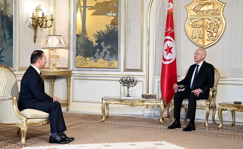 Kaïs Saïed reçoit l’ambassadeur de Jordanie