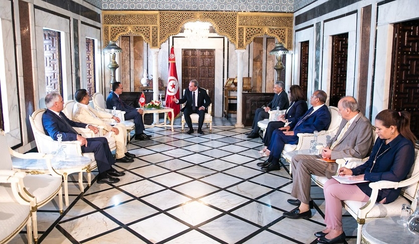 Ahmed Hachani reçoit le ministre libyen de l’Économie et du Commerce
